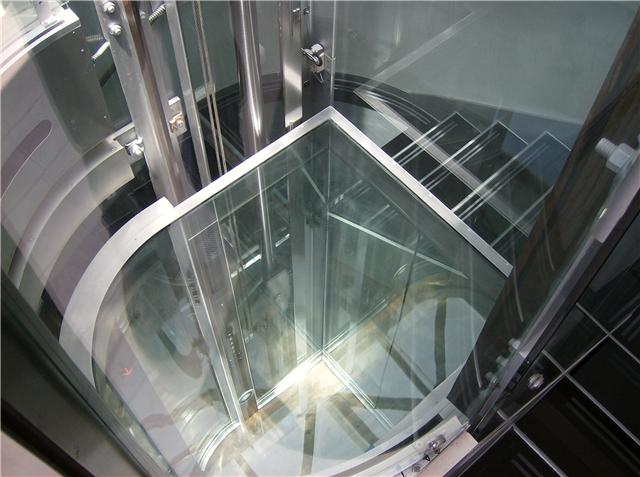 round glass elevators