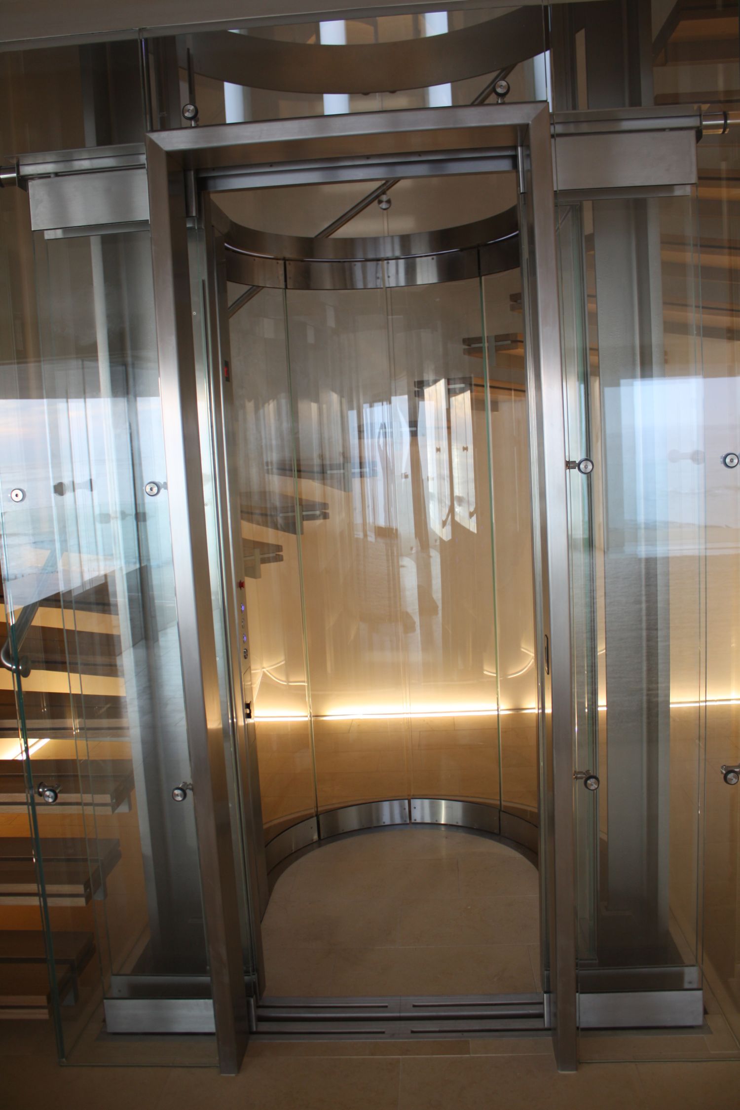 custom glass elevators